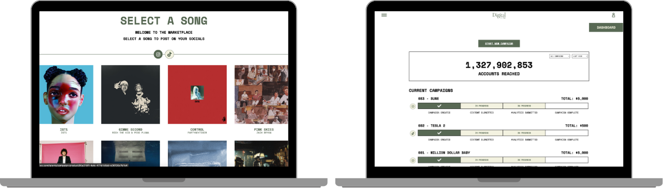 DIGEX Product Interface
